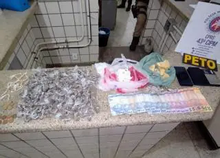 Trio é preso pela 43ª CIPM por tráfico de drogas, em Itamaraju