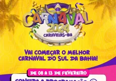 Tudo pronto para o Carnaval 2024 em Caravelas: Confira a programação oficial!