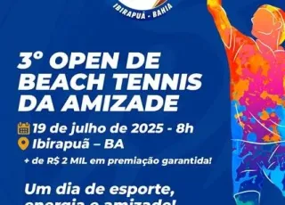 Últimos dias para se inscrever no Open de Beach Tennis da Amizade em Ibirapuã