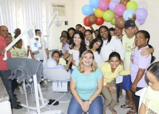 Uma grande festa na entrega do novo consultório odontológico da Barra de Caravelas