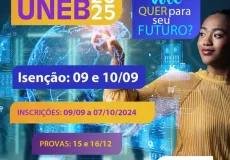 Uneb inicia inscrições para o Vestibular 2025; isenção pode ser solicitada até esta terça (10)