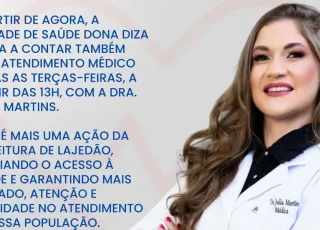 Unidade de Saúde Dona Diza passa a contar com atendimento médico semanal em Lajedão