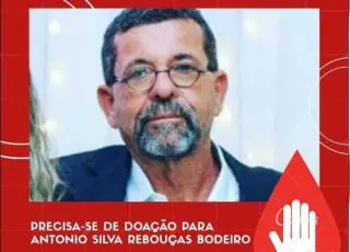 Urgente – Antônio Bodeiro precisa de doação de sangue