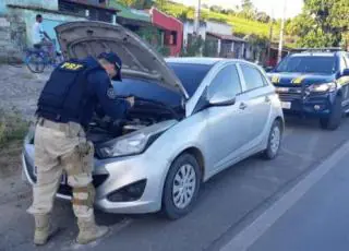 Veículo roubado há 10 dias em Salvador é recuperado pela PRF no sul da Bahia