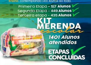 Vereda conclui todas as etapas de distribuição dos Kits da merenda escolar e segue planejando as próximas ações