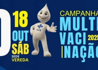 Vereda realiza "Dia D" de Multivacinação neste sábado (18)