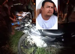 Vídeo- Acidente entre ônibus de turismo e moto tira a vida de morador de Posto da Mata