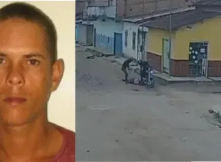 Vídeo flagra momento em que homem é executado a tiros ao voltar do trabalho em Teixeira de Freitas