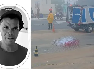 Vídeo – Gari morre atropelado por carro em alta velocidade na cidade de Itamaraju. Motorista fugiu sem prestar socorro
