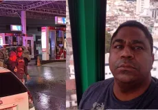 Vídeo -Homem é morto a tiros após tentar agredir rival com facão no centro de Teixeira de Freitas