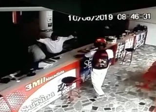 Vídeo mostra assalto a uma empresa atacadista no São Lourenço em Teixeira de Treitas