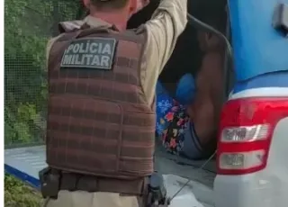 Vídeo mostra prisão de homem que tentou estuprar criança em Prado
