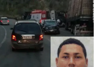 Vídeo -Uma pessoa morreu e outra ficou ferida em acidente envolvendo 02 veículos  na BR 101 em Itabela
