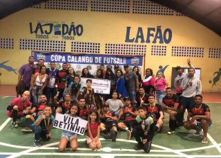 Vila Betinho e Besta Fera conquistam a Copa Calango de Futsal em Lajedão