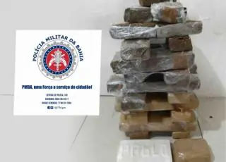 Vinte e quatro quilos de drogas são apreendidos com motorista do tráfico