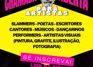 Virada Cultural - Inscrições abertas para artistas se apresentarem neste sábado em Teixeira de Freitas; saiba como se inscrever
