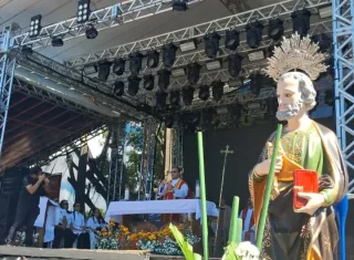 Zico de Baiato comemora festa do São Pedro de Alcobaça: "Povo Feliz é o Que Mais Importa"